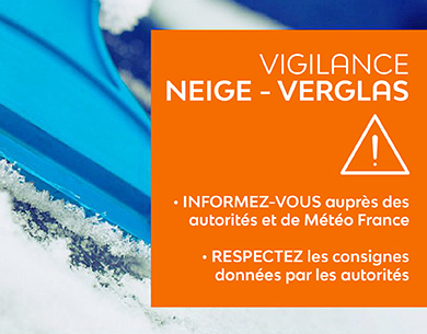Alerte neige et/ou verglas