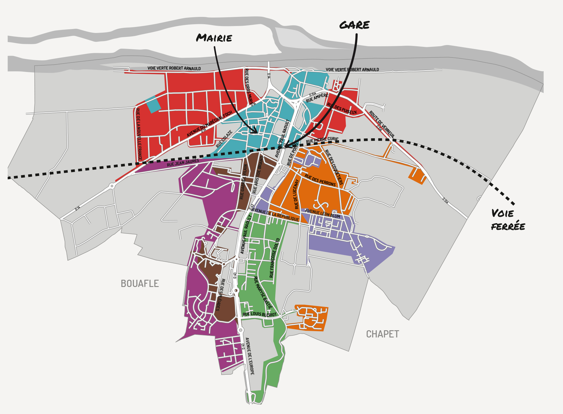 Les Mureaux Itineraire