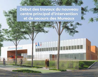 Début des travaux du nouveau centre principal d’intervention et de secours des Mureaux